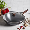 Dragon, 12-inch, Carbon Steel, Wok, Black Matte, small 15